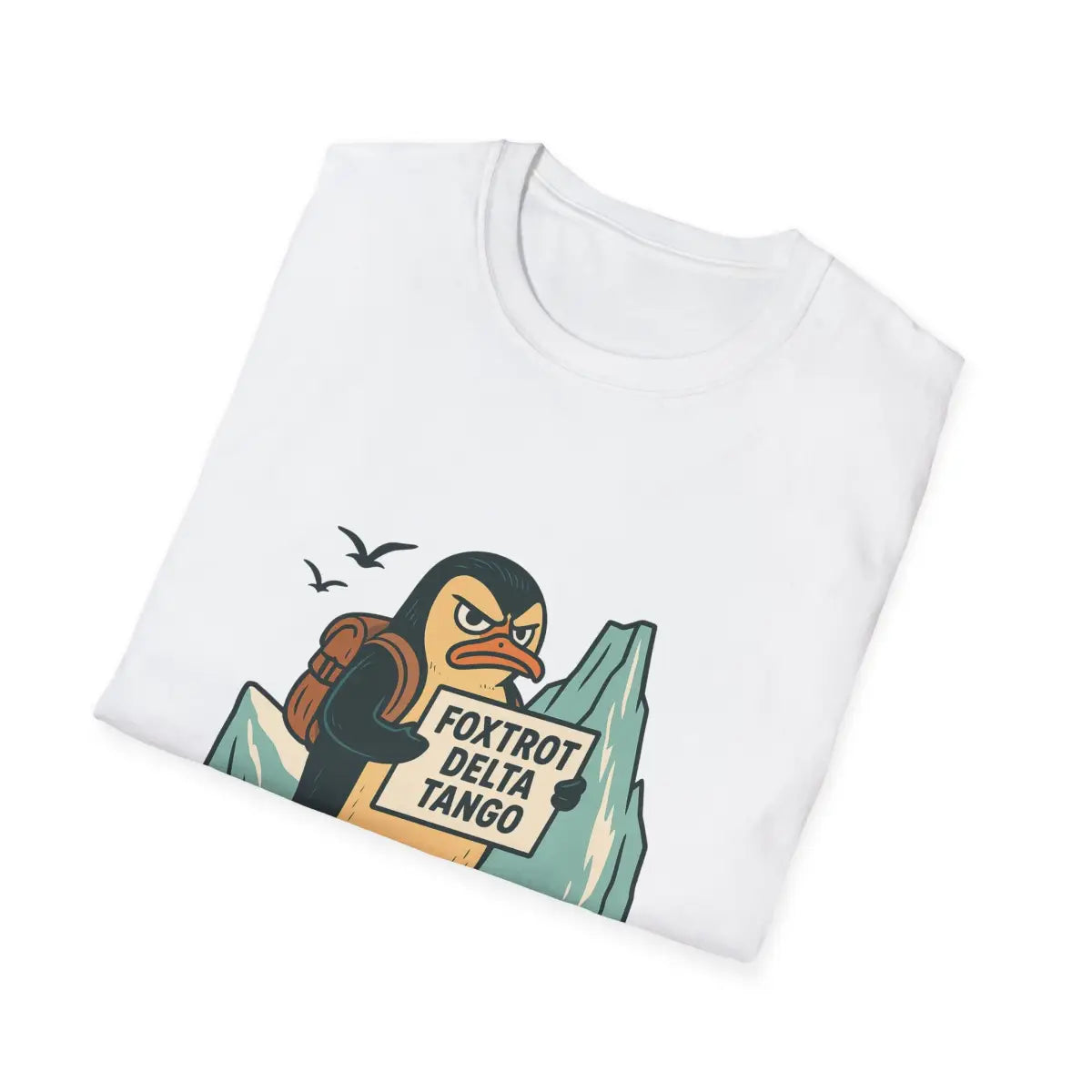 Foxtrot Delta Tango Penguin T-Shirt - Pilot gifts - WWII warbird t-shirt