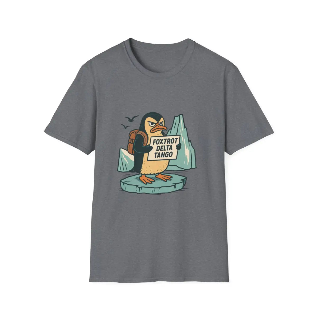 Foxtrot Delta Tango Penguin T-Shirt - Pilot gifts - WWII warbird t-shirt