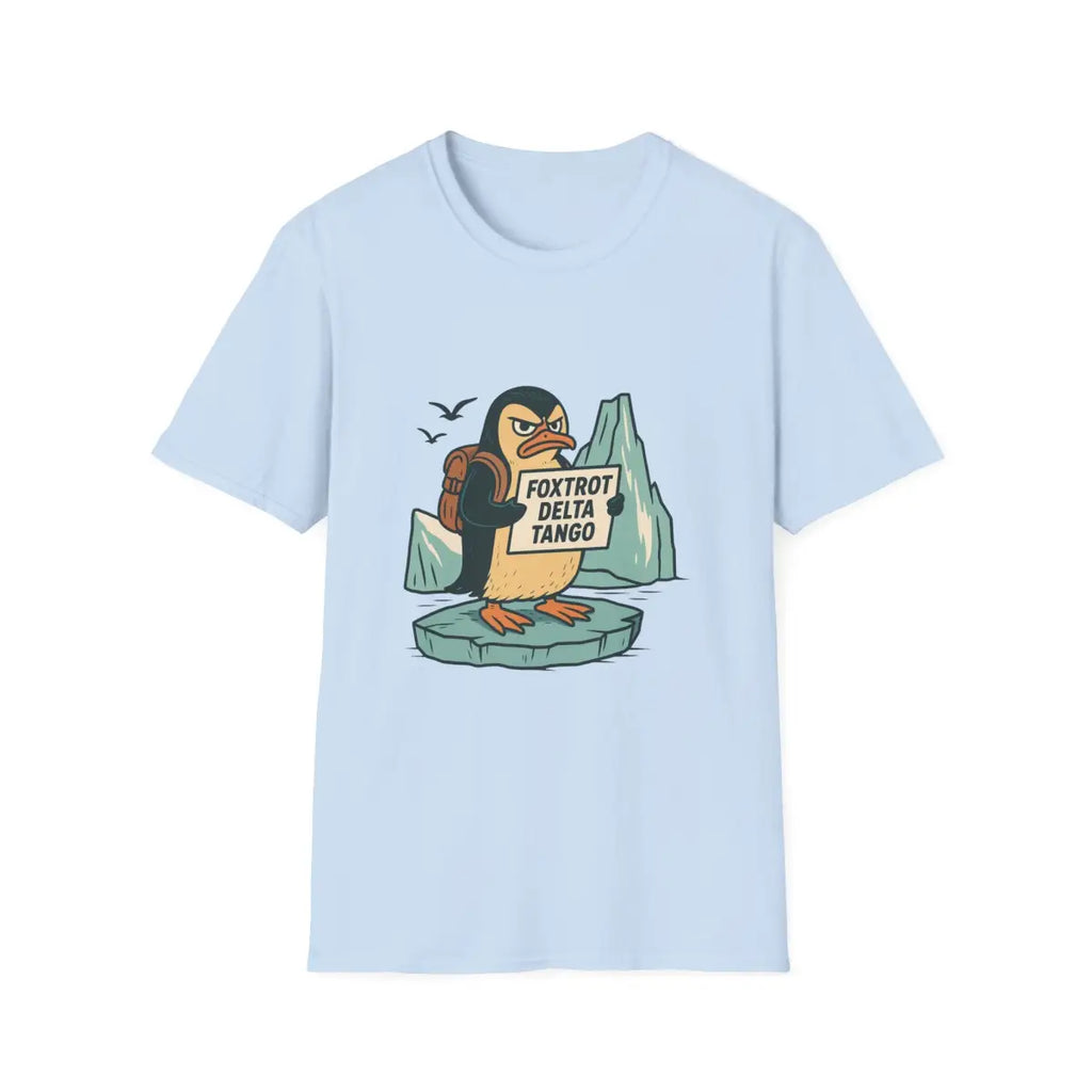 Foxtrot Delta Tango Penguin T-Shirt - Pilot gifts - WWII warbird t-shirt