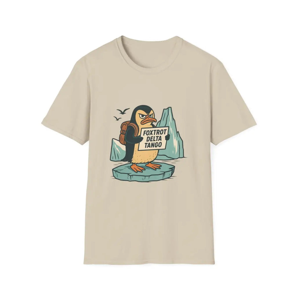 Foxtrot Delta Tango Penguin T-Shirt - Pilot gifts - WWII warbird t-shirt