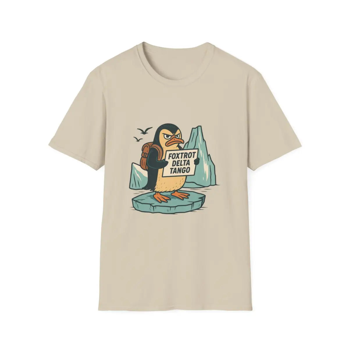Foxtrot Delta Tango Penguin T-Shirt - Pilot gifts - WWII warbird t-shirt