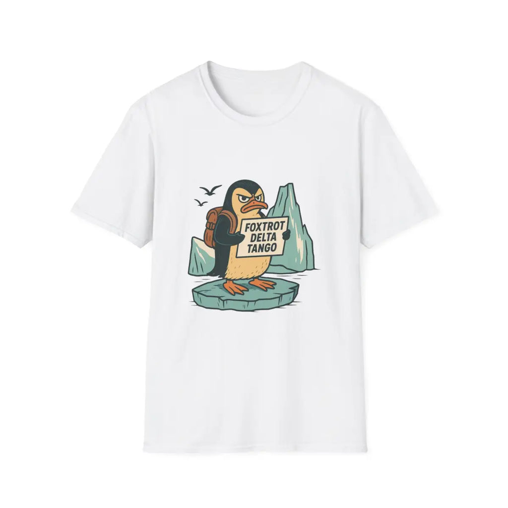 Foxtrot Delta Tango Penguin T-Shirt - Pilot gifts - WWII warbird t-shirt