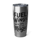 Fuel Wings and a little bit of Magic - Mug - Pilot gifts - WWII warbird t-shirt