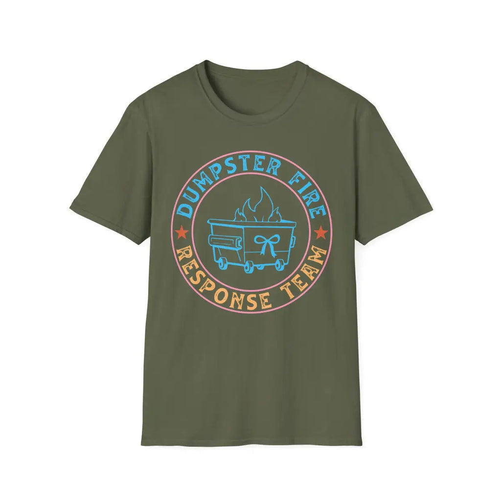 Funny Dumpster Fire Response Team - T-Shirt - Pilot gifts - WWII warbird t-shirt