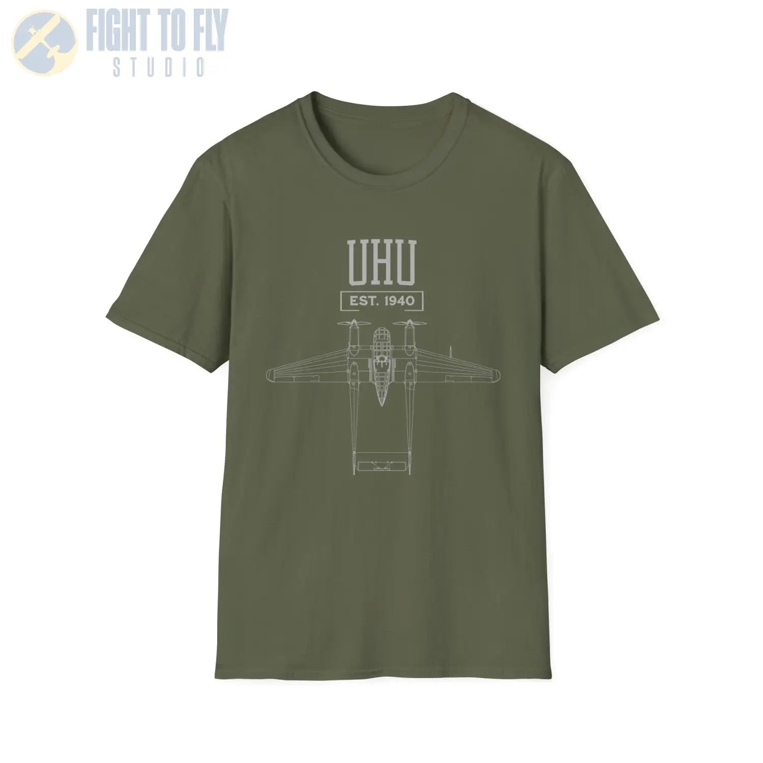 Fw 189 Uhu T Shirt Pilot gifts WWII warbird t shirt