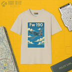 Fw 190 Premium Full Graphic T-Shirt - Pilot gifts - WWII warbird t-shirt