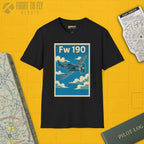 Fw 190 Premium Full Graphic T-Shirt - Pilot gifts - WWII warbird t-shirt
