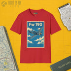 Fw 190 Premium Full Graphic T-Shirt - Pilot gifts - WWII warbird t-shirt
