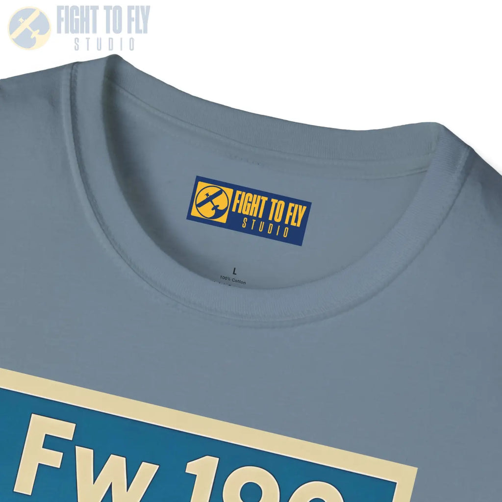 Fw 190 Premium Full Graphic T-Shirt - Pilot gifts - WWII warbird t-shirt