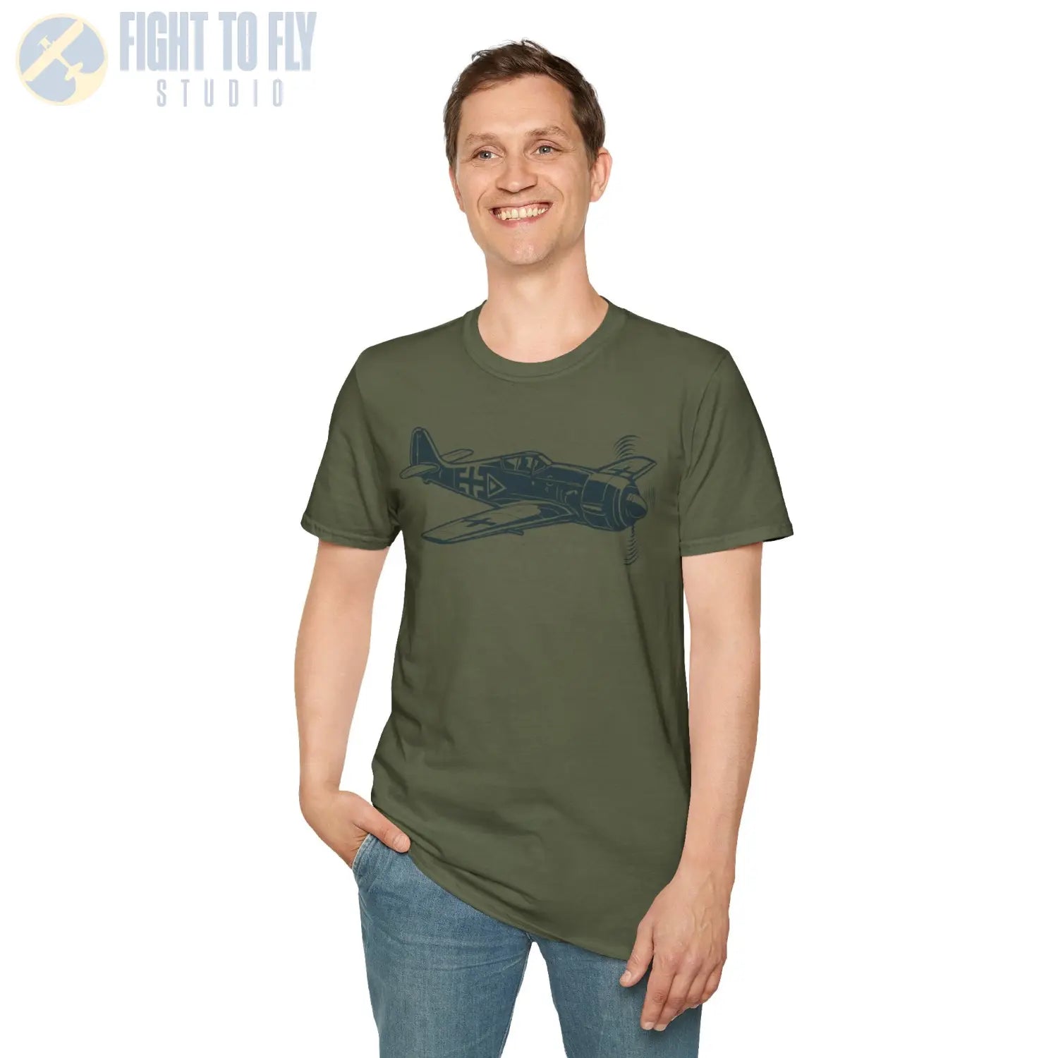 Focke-Wulf Fw 190 Premium T-Shirt - Pilot gifts - WWII warbird t-shirt