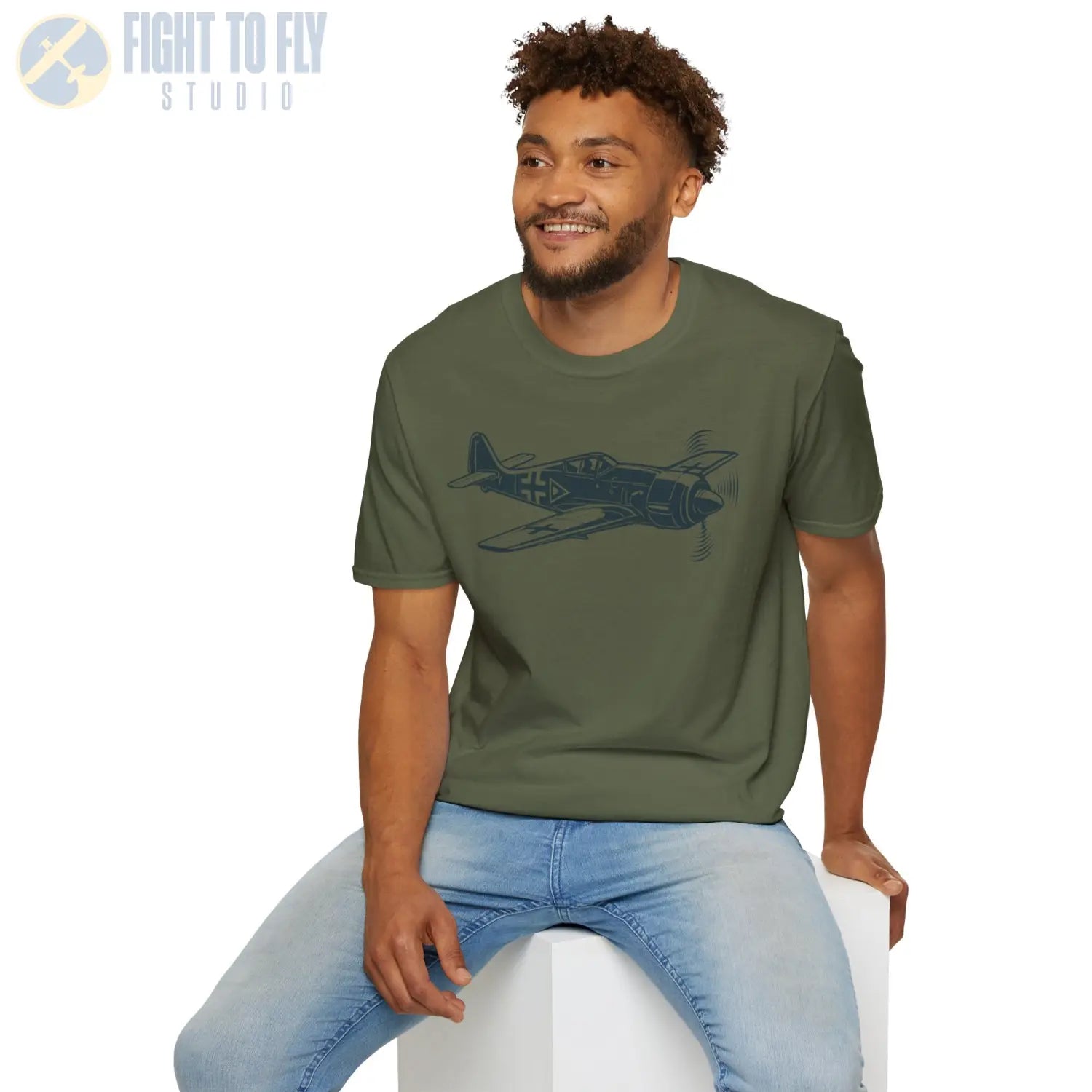 Focke-Wulf Fw 190 Premium T-Shirt - Pilot gifts - WWII warbird t-shirt