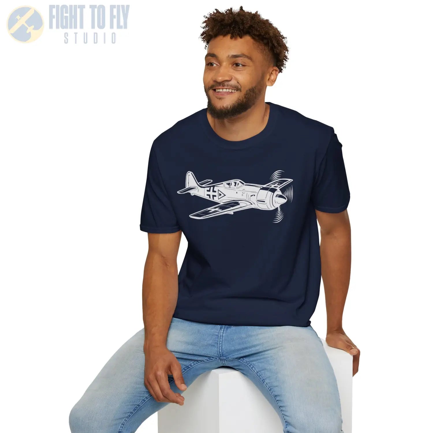 Focke-Wulf Fw 190 Premium T-Shirt - Pilot gifts - WWII warbird t-shirt
