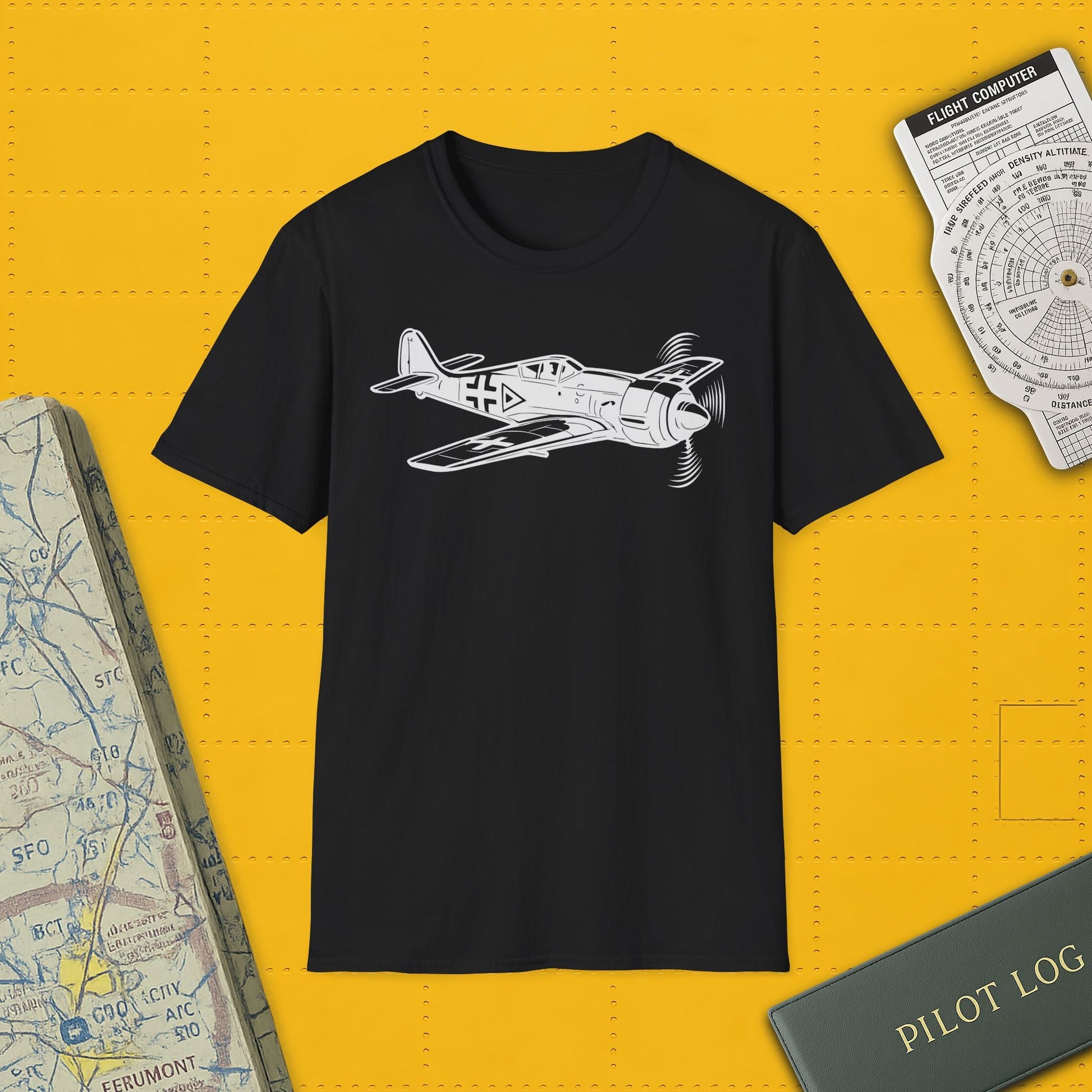 Fw 190 Premium T-Shirt – Focke-Wulf WWII German Fighter Tee - Pilot gifts - warbird t-shirt