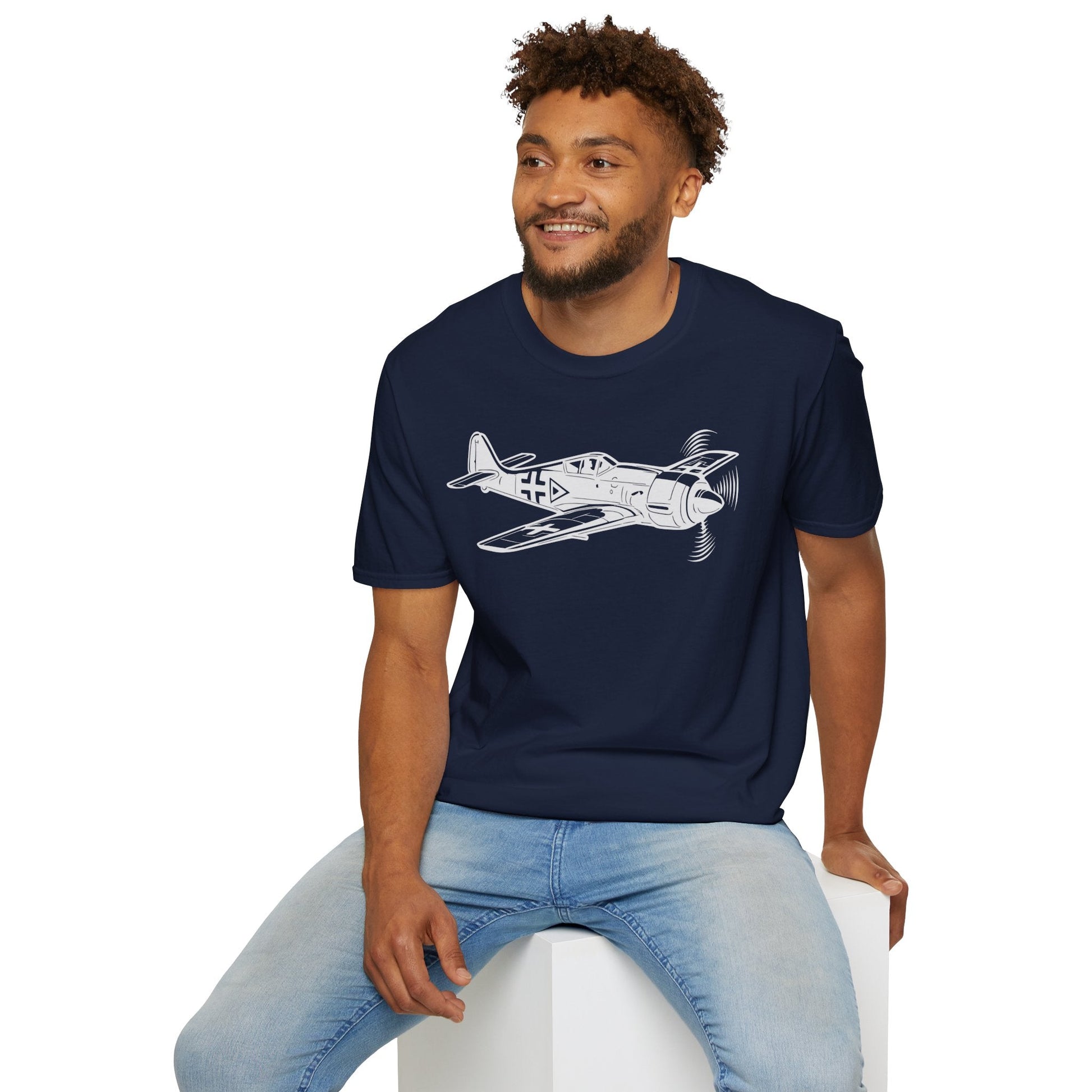 Fw 190 Premium T-Shirt – Focke-Wulf WWII German Fighter Tee - Pilot gifts - warbird t-shirt