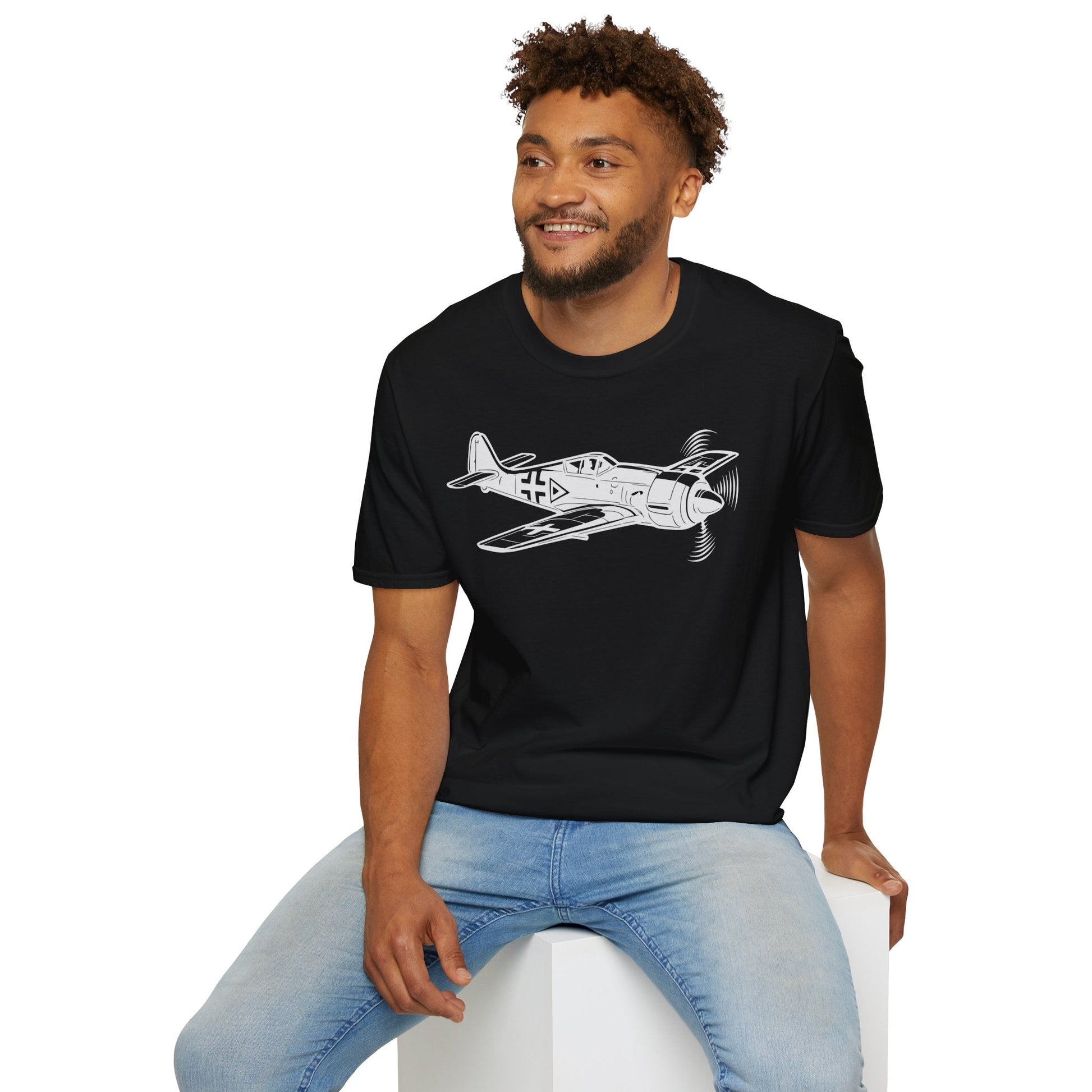 Fw 190 Premium T-Shirt – Focke-Wulf WWII German Fighter Tee - Pilot gifts - warbird t-shirt