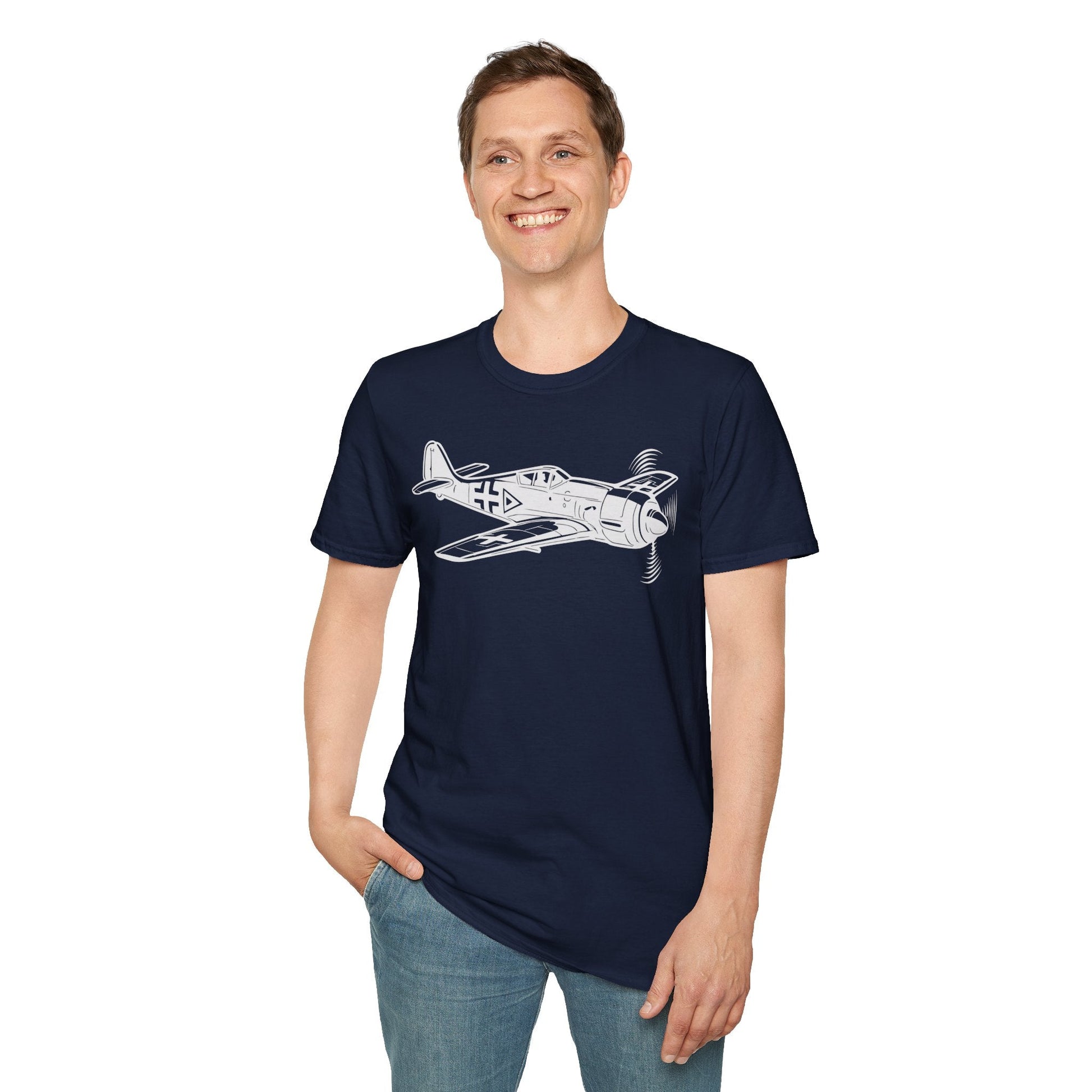 Fw 190 Premium T-Shirt – Focke-Wulf WWII German Fighter Tee - Pilot gifts - warbird t-shirt