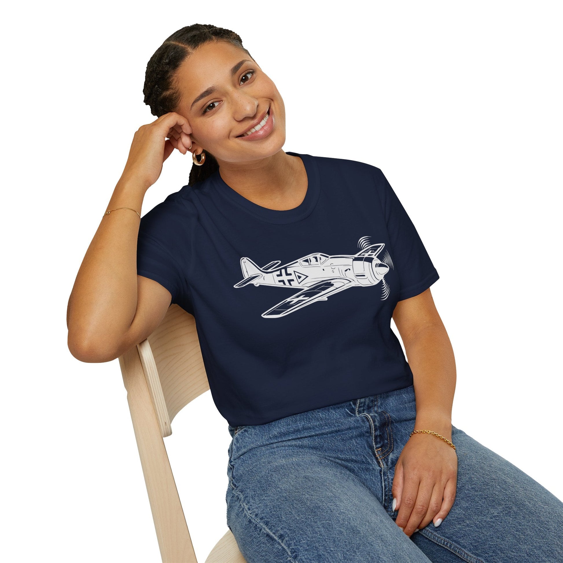 Fw 190 Premium T-Shirt – Focke-Wulf WWII German Fighter Tee - Pilot gifts - warbird t-shirt