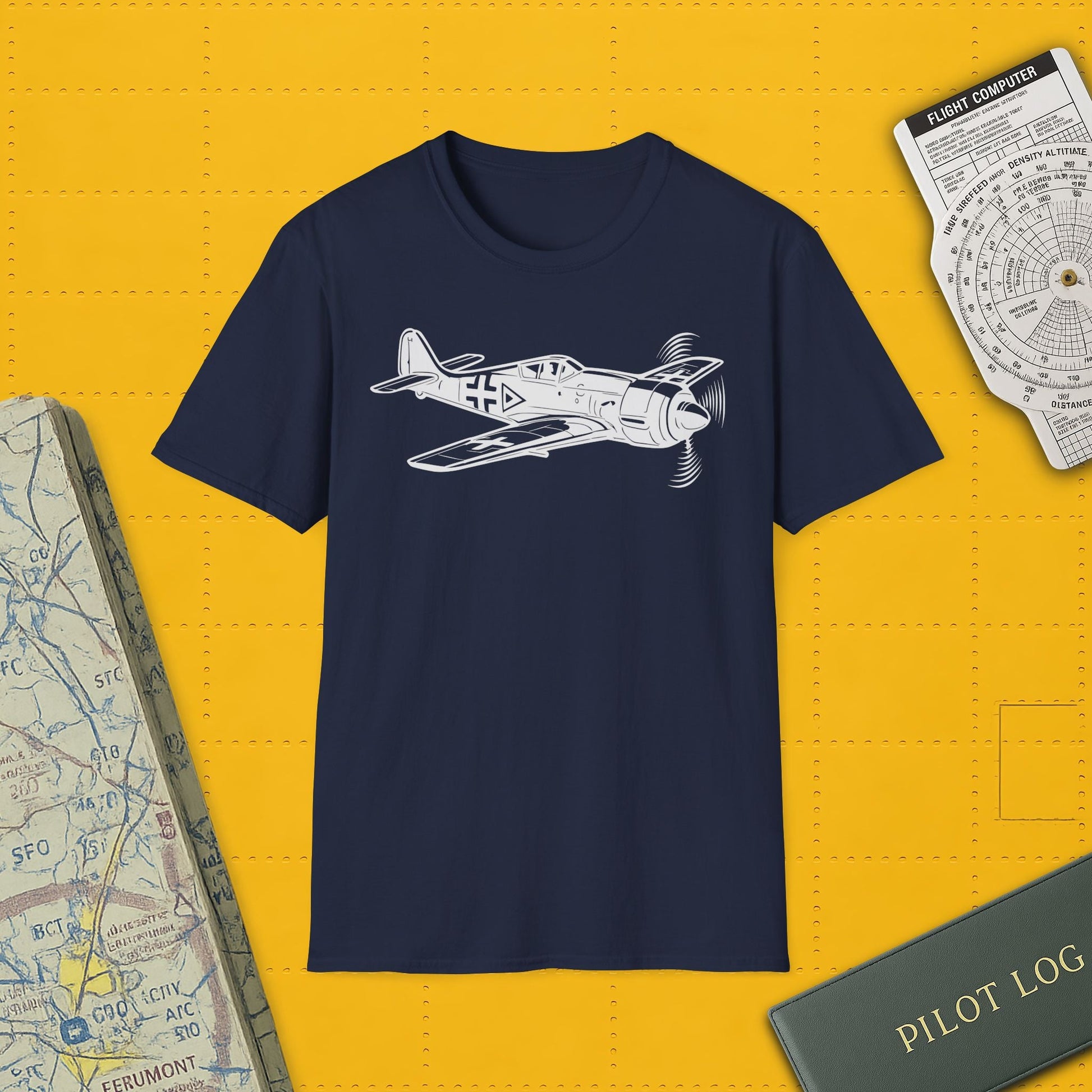 Fw 190 Premium T-Shirt – Focke-Wulf WWII German Fighter Tee - Pilot gifts - warbird t-shirt