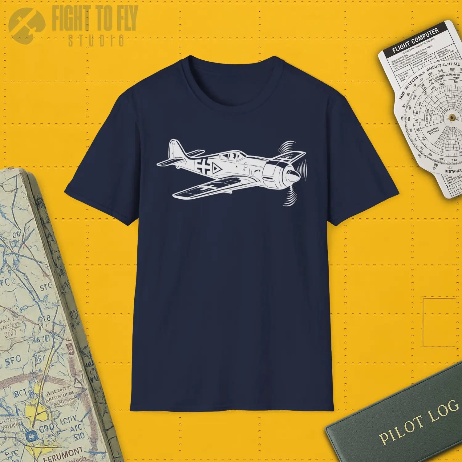 Focke-Wulf Fw 190 Premium T-Shirt - Pilot gifts - WWII warbird t-shirt