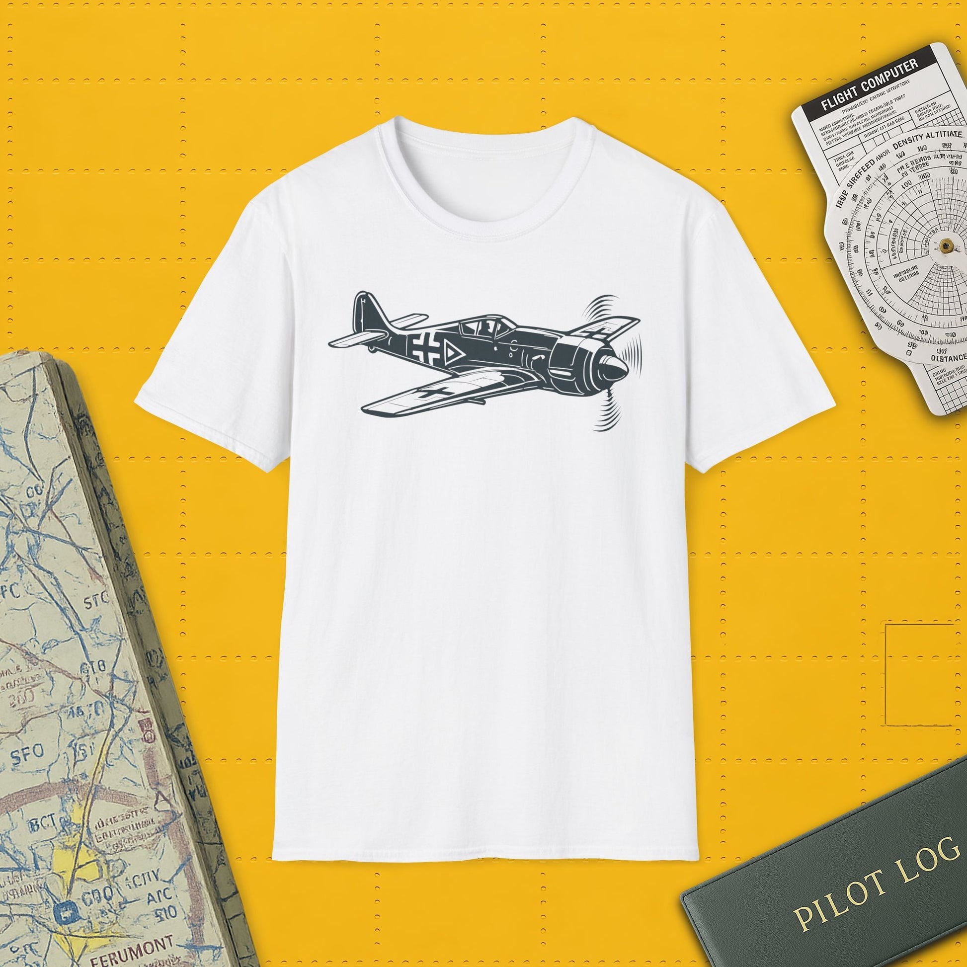 Fw 190 Premium T-Shirt – Focke-Wulf WWII German Fighter Tee - Pilot gifts - warbird t-shirt