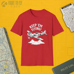 Fw 190 “Keep ’Em Flying!” - T-Shirt - Pilot gifts - WWII warbird t-shirt