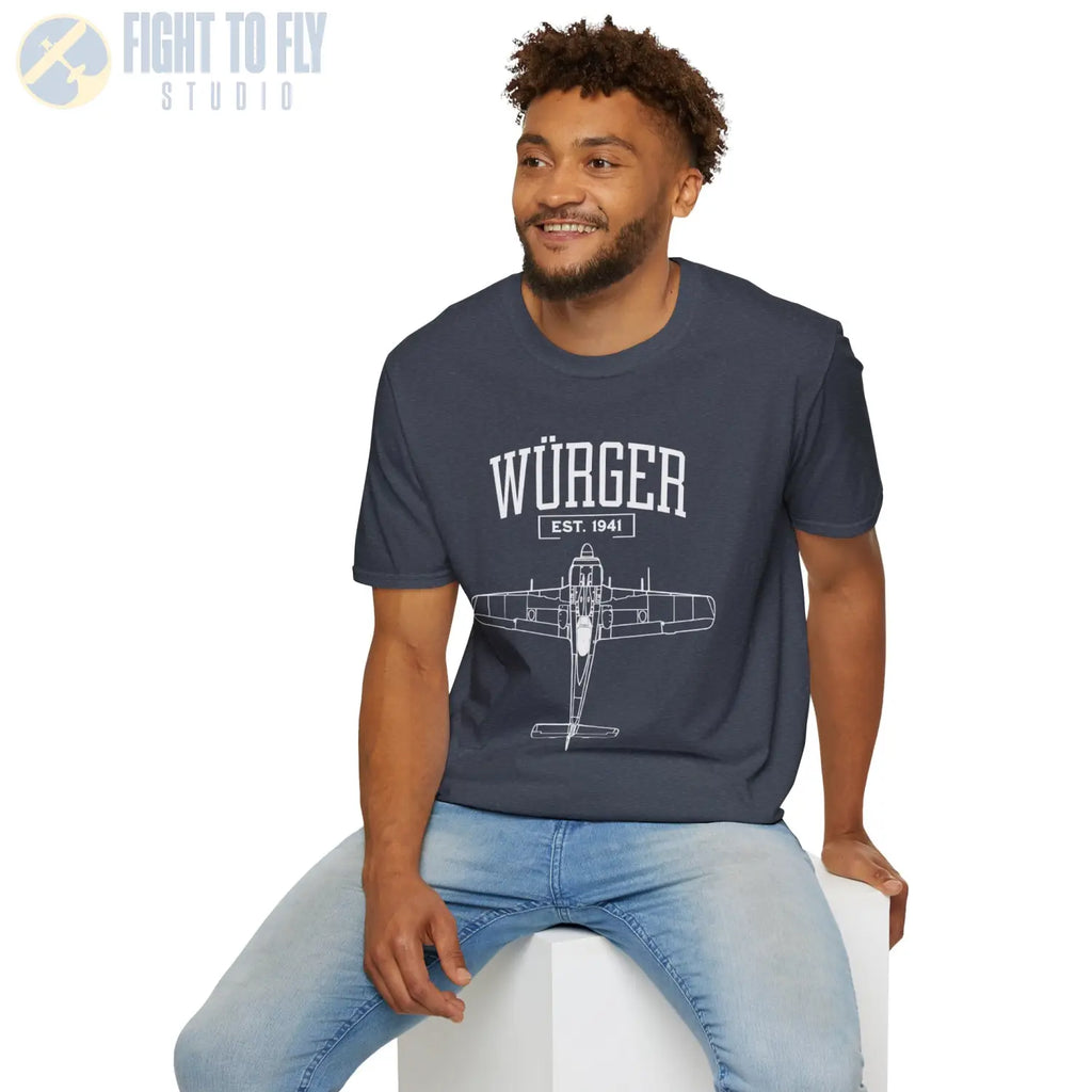Fw 190 Würger - T-Shirt - Pilot gifts - WWII warbird t-shirt