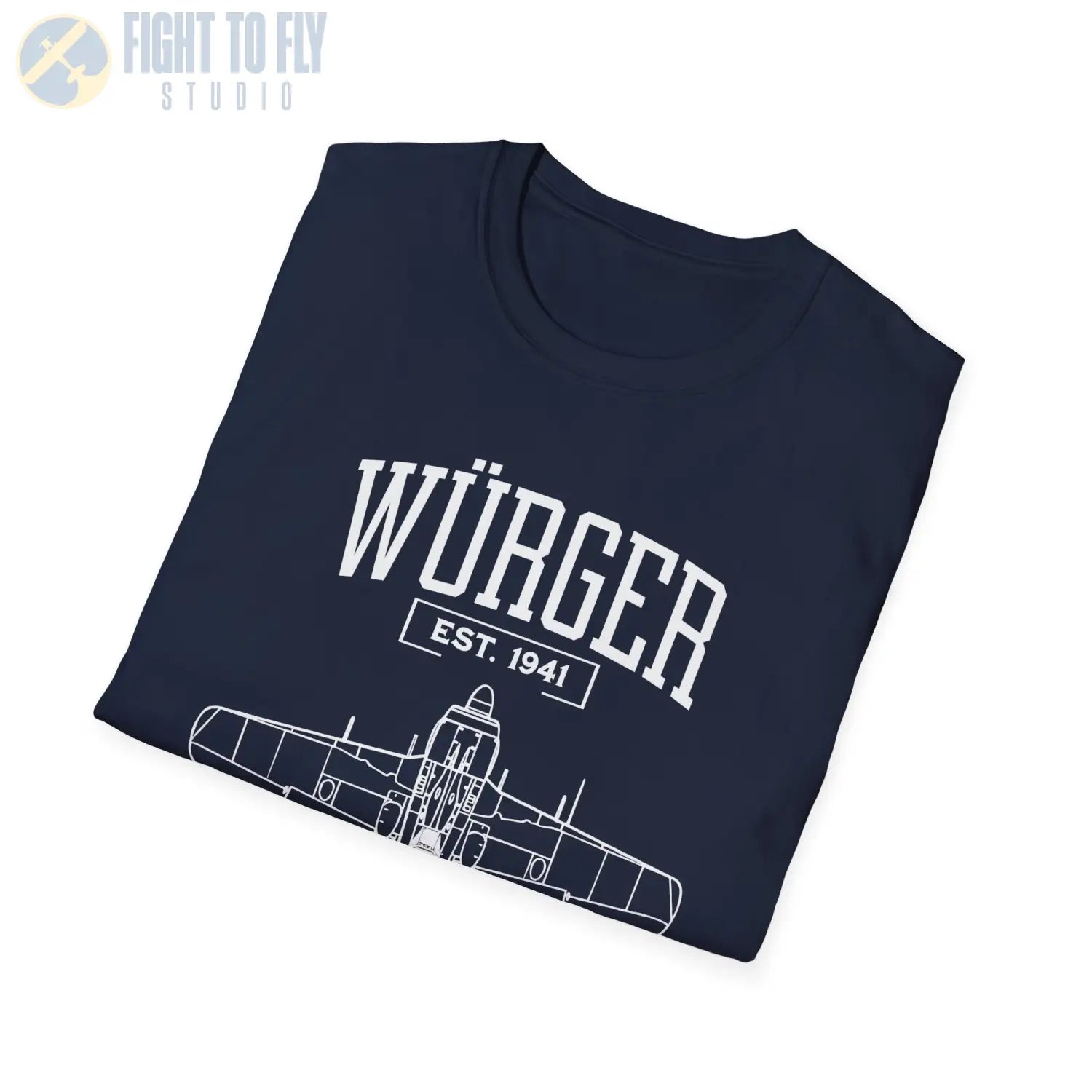 Fw 190 Würger - T-Shirt - Pilot gifts - WWII warbird t-shirt
