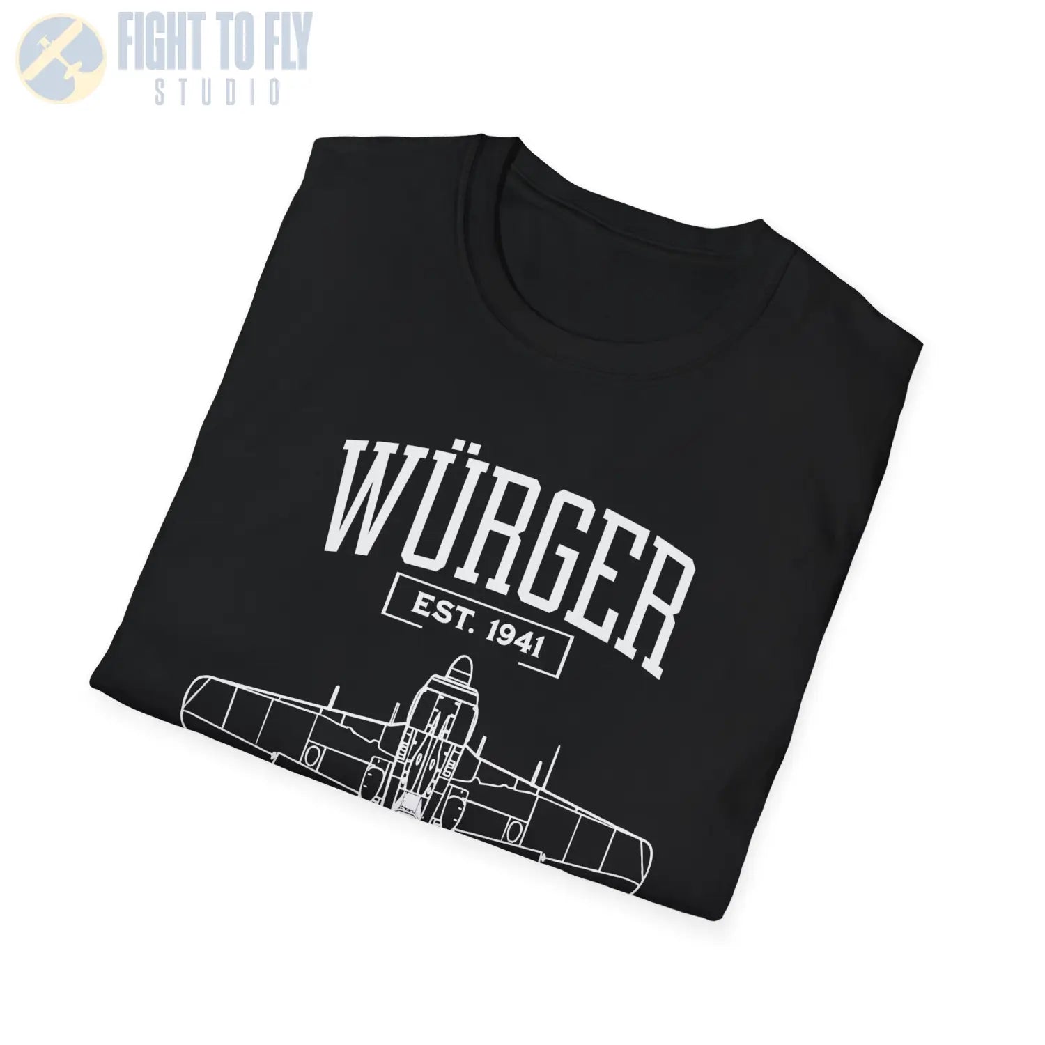 Fw 190 Würger - T-Shirt - Pilot gifts - WWII warbird t-shirt
