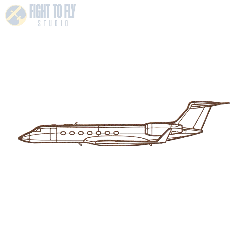 G550 Die Cut Metal Wall Art - Sign - Pilot gifts - WWII warbird t-shirt