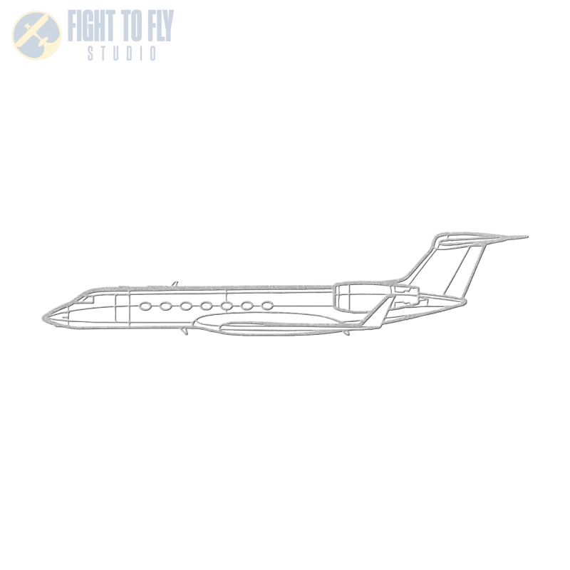 G550 Die Cut Metal Wall Art - Sign - Pilot gifts - WWII warbird t-shirt