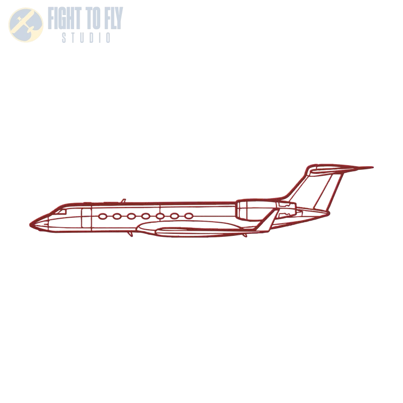 G550 Die Cut Metal Wall Art - Sign - Pilot gifts - WWII warbird t-shirt