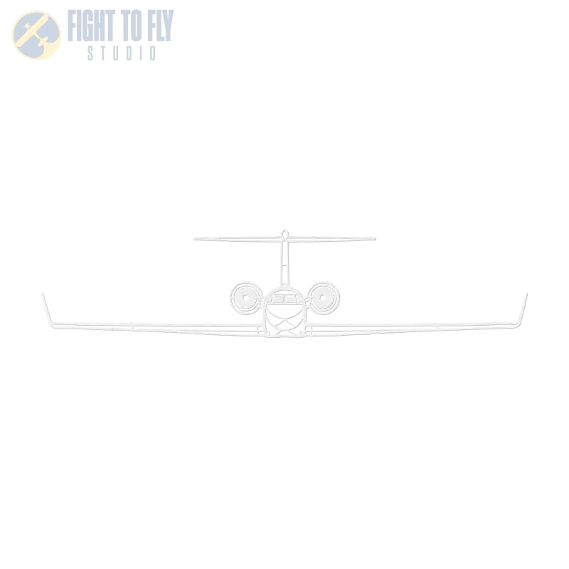 G650 Die Cut Metal Wall Art - Sign - Pilot gifts - WWII warbird t-shirt