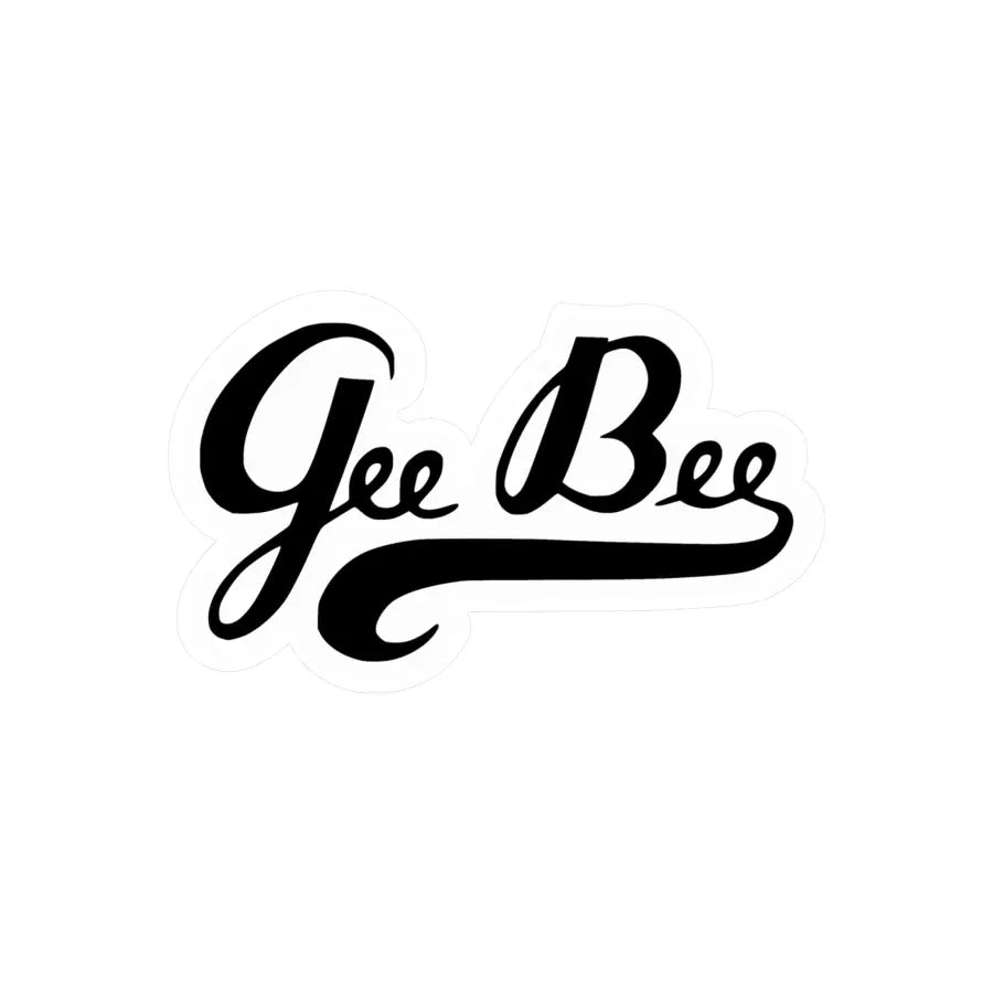 Gee Bee Kiss-Cut Vinyl Decal - Paper products - Gifts for pilots - Aviation apparel