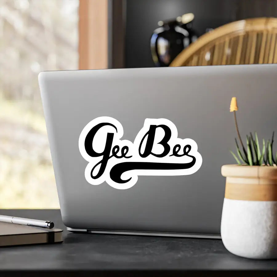 Gee Bee Kiss-Cut Vinyl Decal - Paper products - Pilot gifts - WWII warbird t-shirt