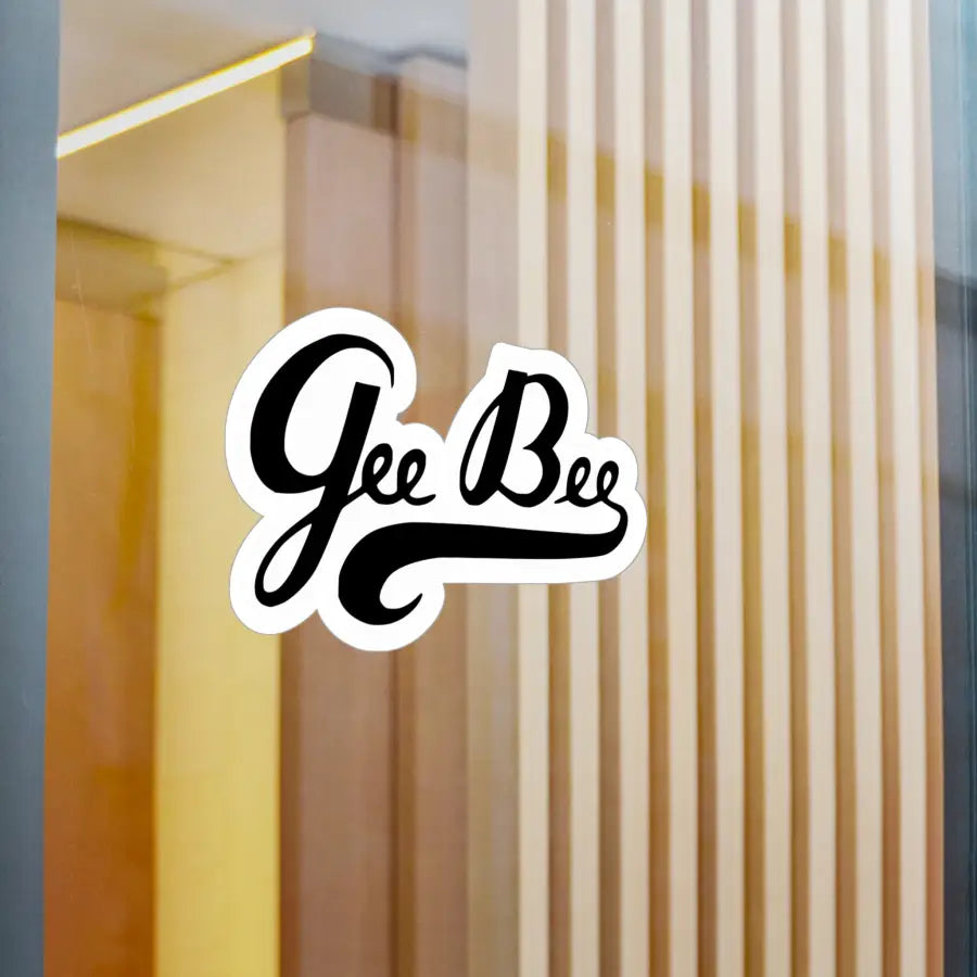 Gee Bee Kiss-Cut Vinyl Decal - Paper products - Gifts for pilots - Aviation apparel