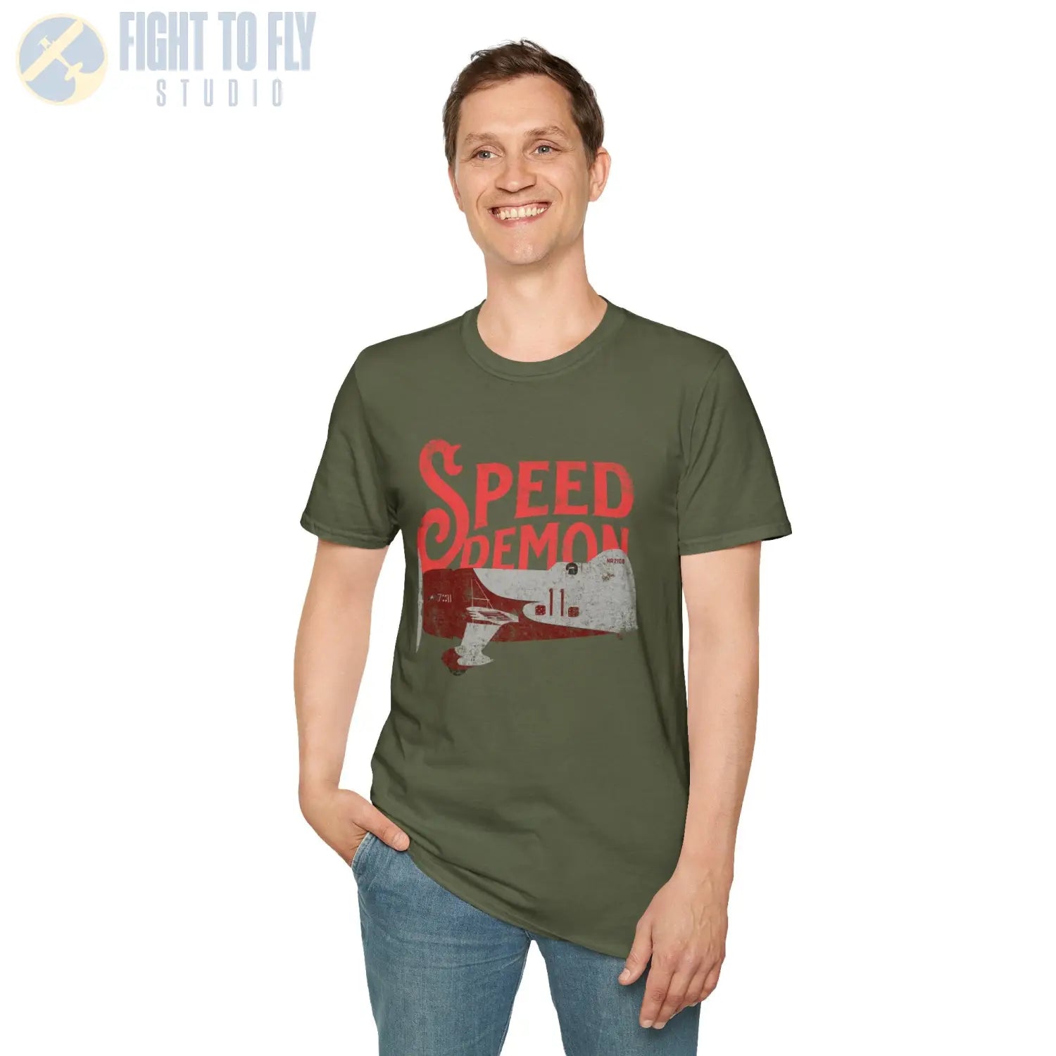 Gee Bee “Speed Demon” Racing T-Shirt - Pilot gifts - WWII warbird t-shirt