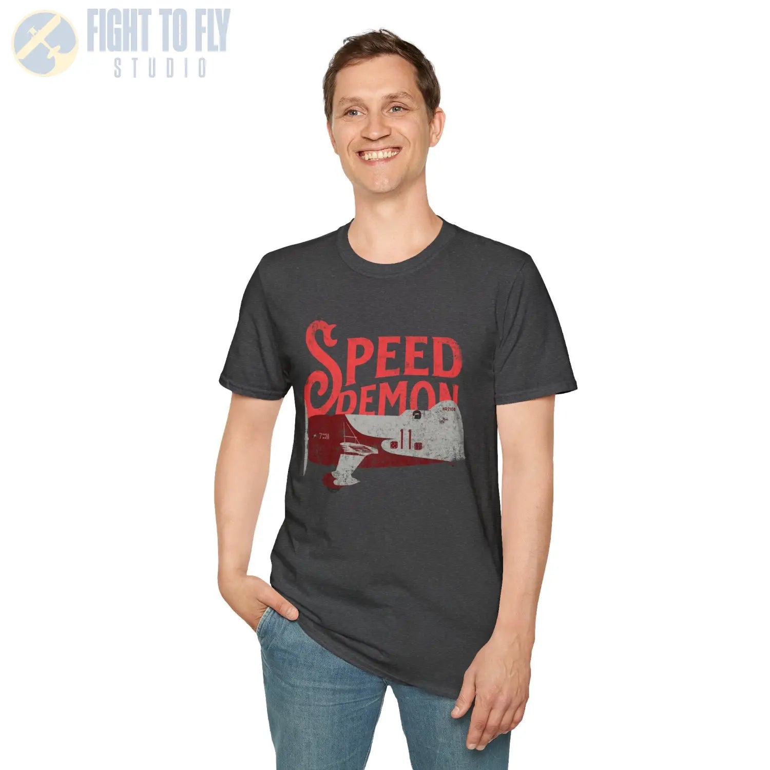 Gee Bee “Speed Demon” Racing T-Shirt - Pilot gifts - WWII warbird t-shirt