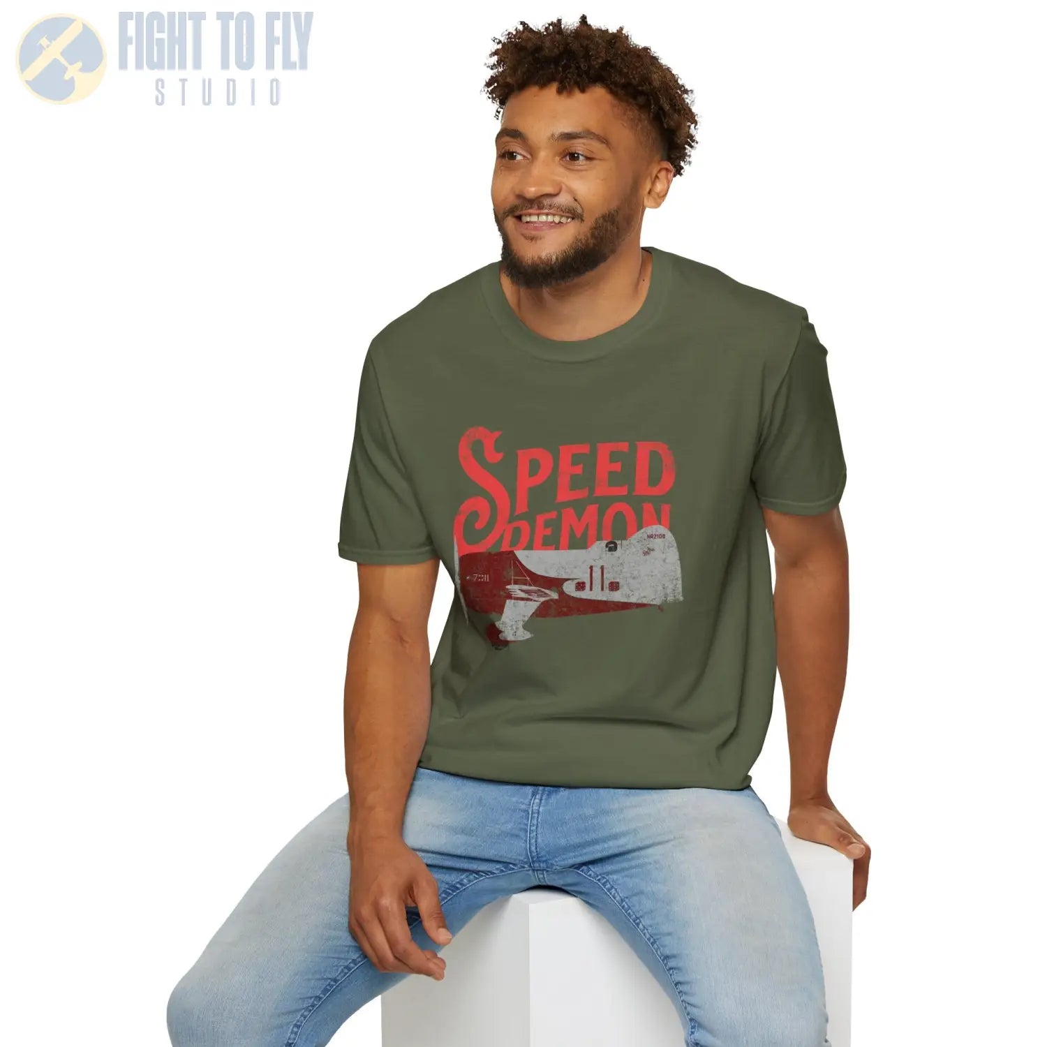 Gee Bee “Speed Demon” Racing T-Shirt - Pilot gifts - WWII warbird t-shirt