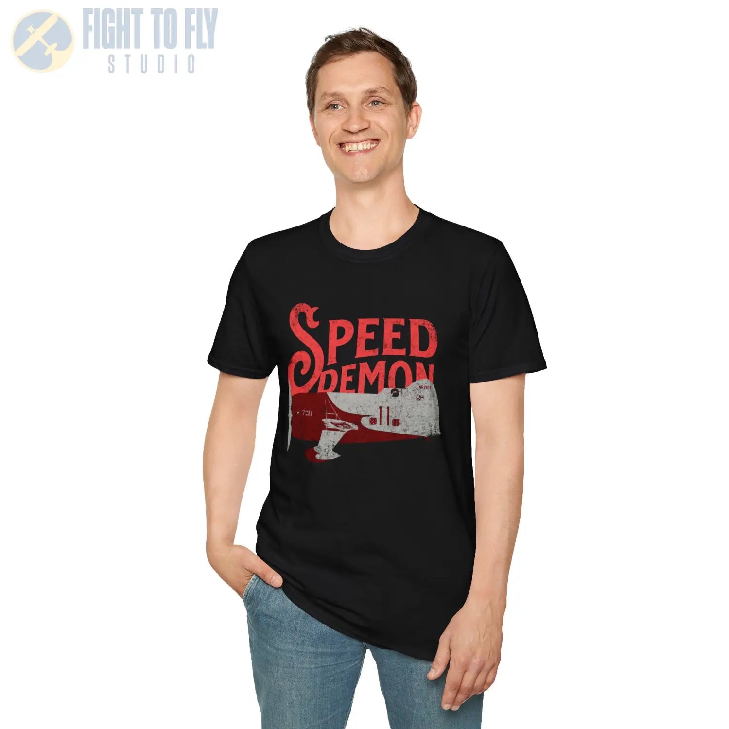 Gee Bee “Speed Demon” Racing T-Shirt - Pilot gifts - WWII warbird t-shirt