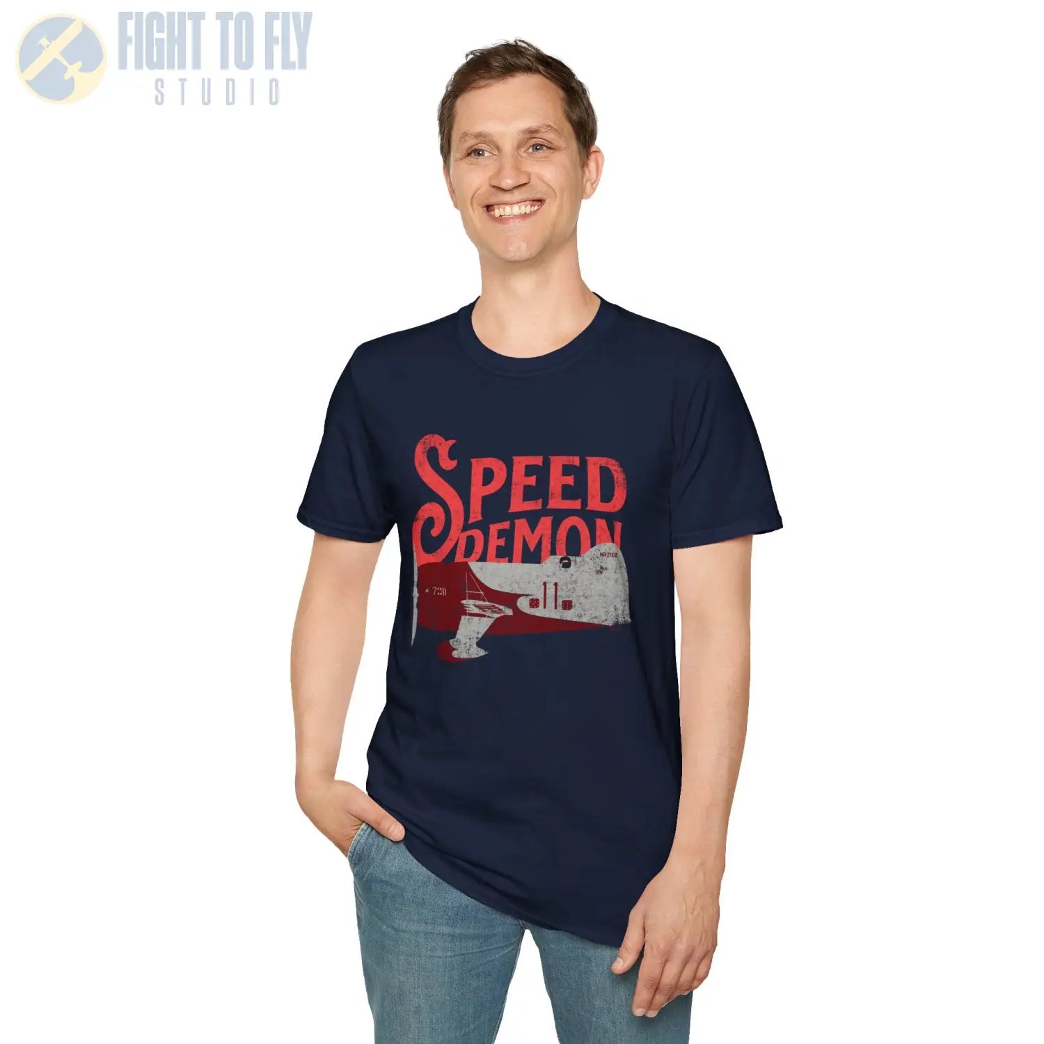 Gee Bee “Speed Demon” Racing T-Shirt - Pilot gifts - WWII warbird t-shirt
