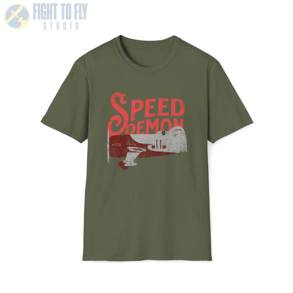 Gee Bee “Speed Demon” Racing T-Shirt - Pilot gifts - WWII warbird t-shirt