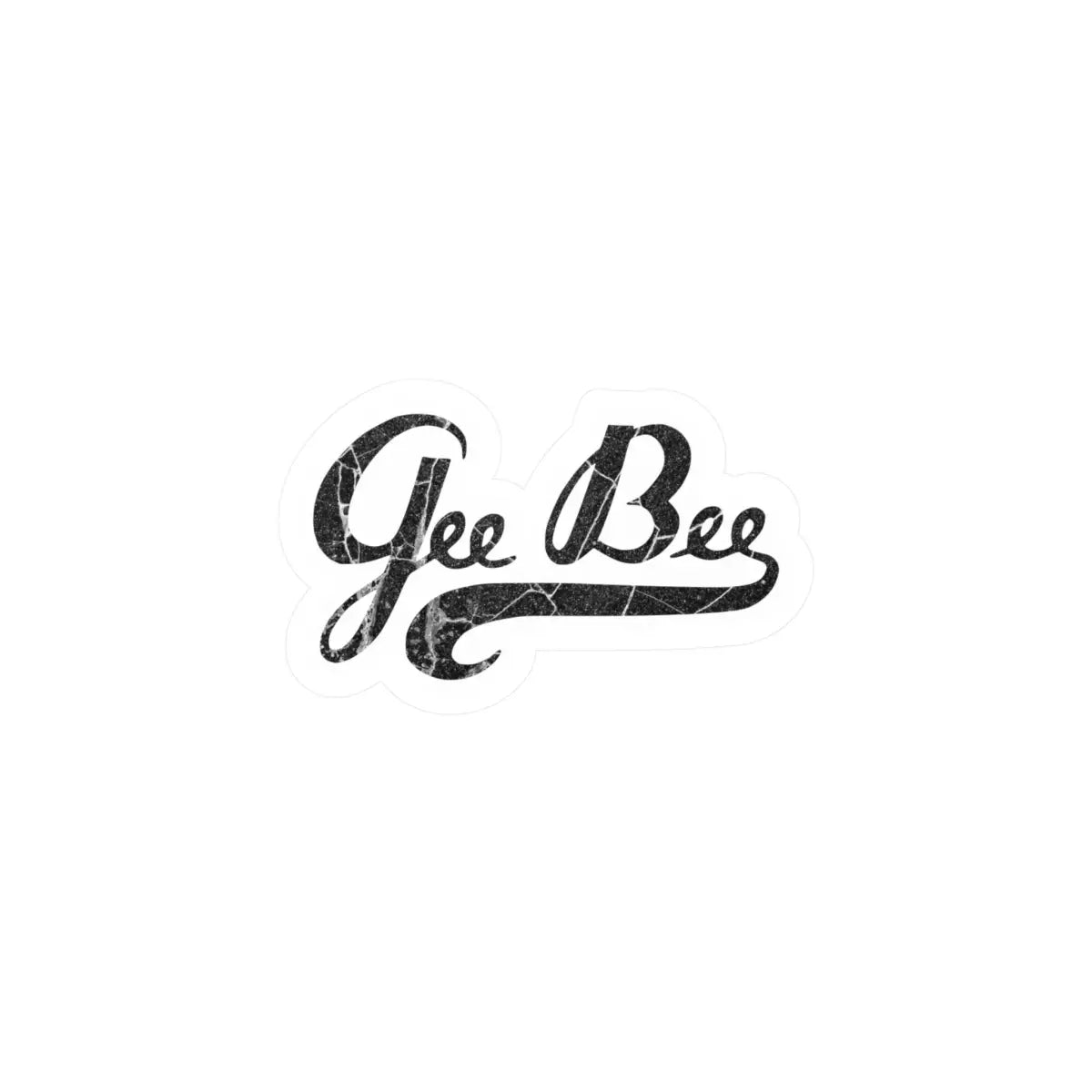 Gee Bee Vintage-Inspired Kiss-Cut Vinyl Decal - ’Gee Bee’ Design - Paper products - Gifts for pilots - Aviation apparel