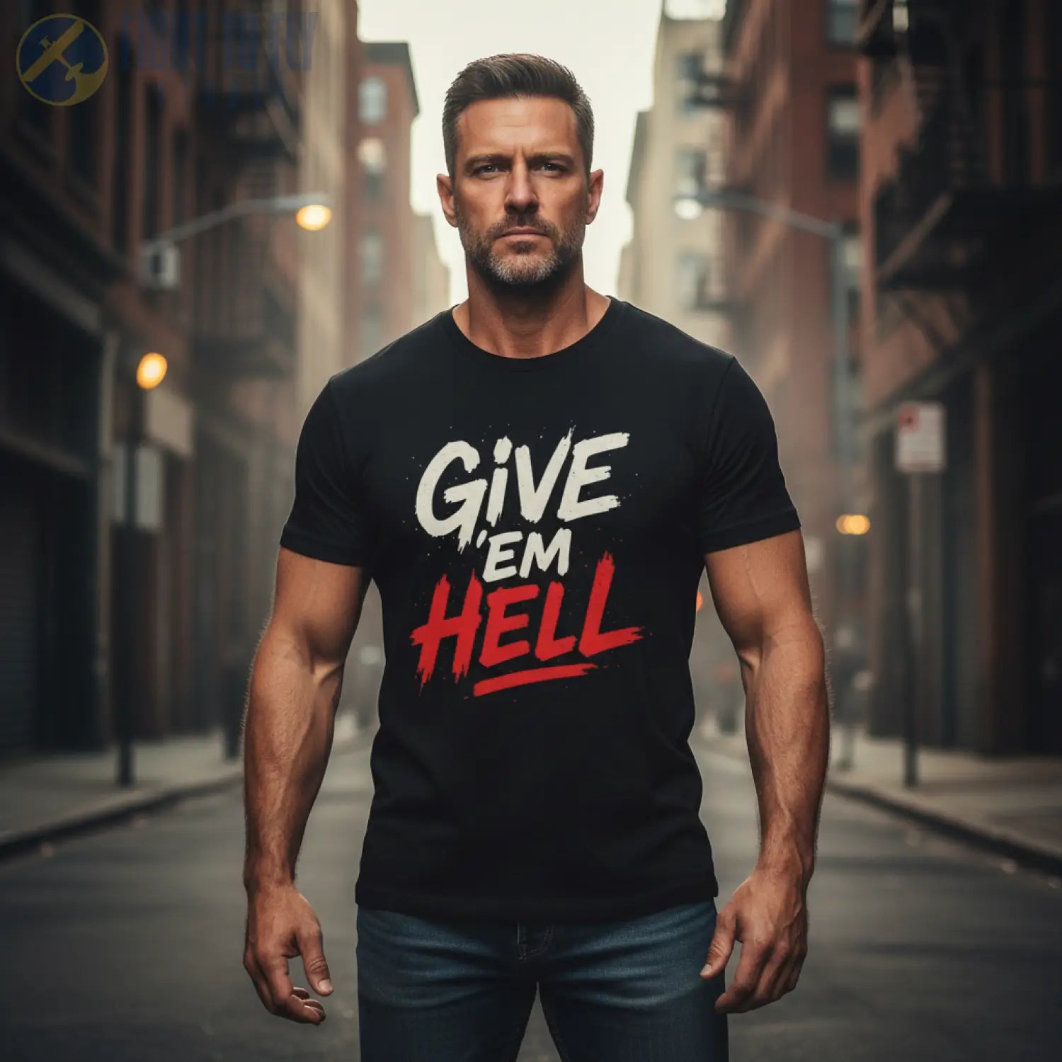 Give ’Em Hell! - T-Shirt - Pilot gifts - WWII warbird t-shirt
