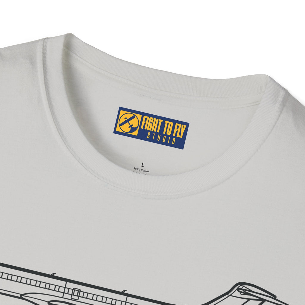 Global 7500 T-Shirt – Flagship Business Jet Aviation Tee - Pilot gifts - WWII warbird t-shirt