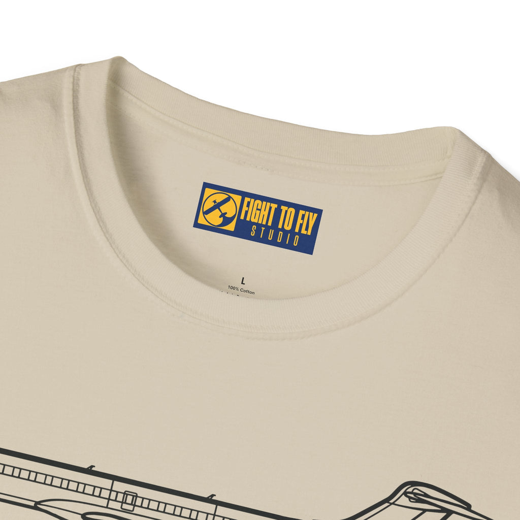 Global 7500 T-Shirt – Flagship Business Jet Aviation Tee - Pilot gifts - WWII warbird t-shirt