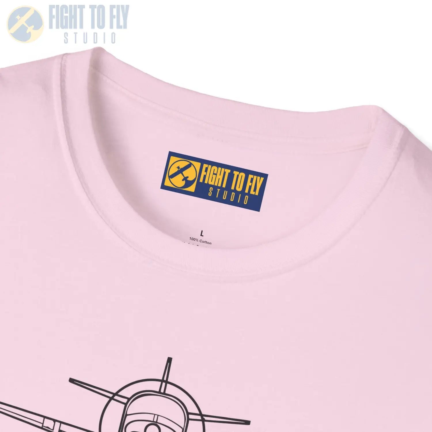 Globe Swift Front View T-Shirt - Pilot gifts - WWII warbird t-shirt