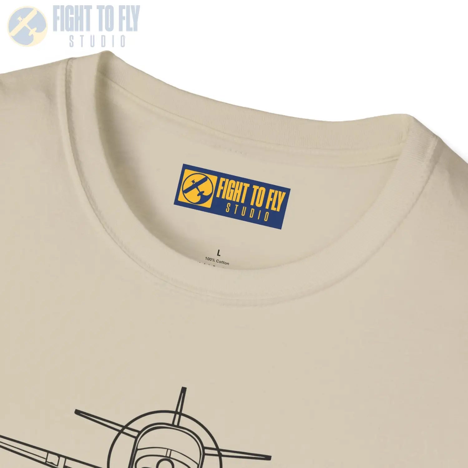 Globe Swift Front View T-Shirt - Pilot gifts - WWII warbird t-shirt