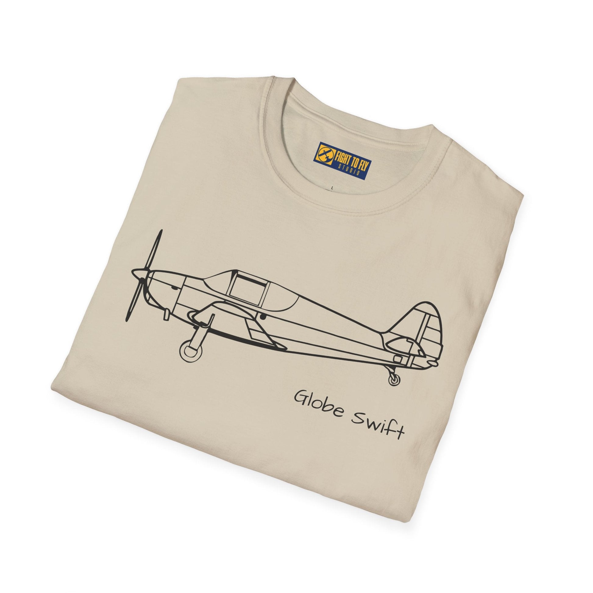 Globe Swift T-Shirt – Vintage Sport Aircraft Aviation Tee - Pilot gifts - WWII warbird t-shirt