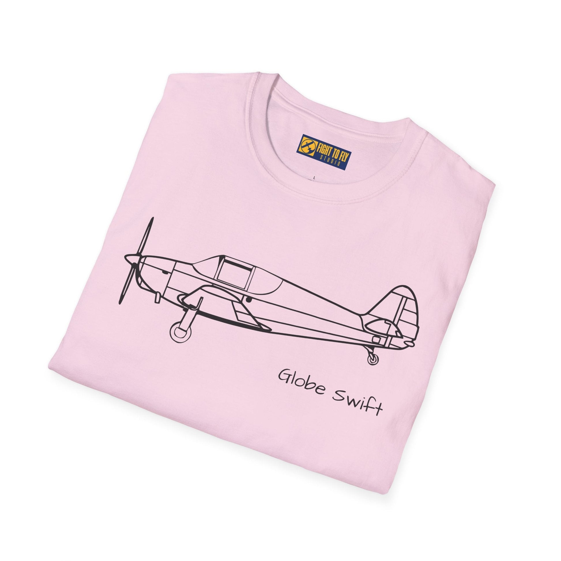 Globe Swift T-Shirt – Vintage Sport Aircraft Aviation Tee - Pilot gifts - WWII warbird t-shirt