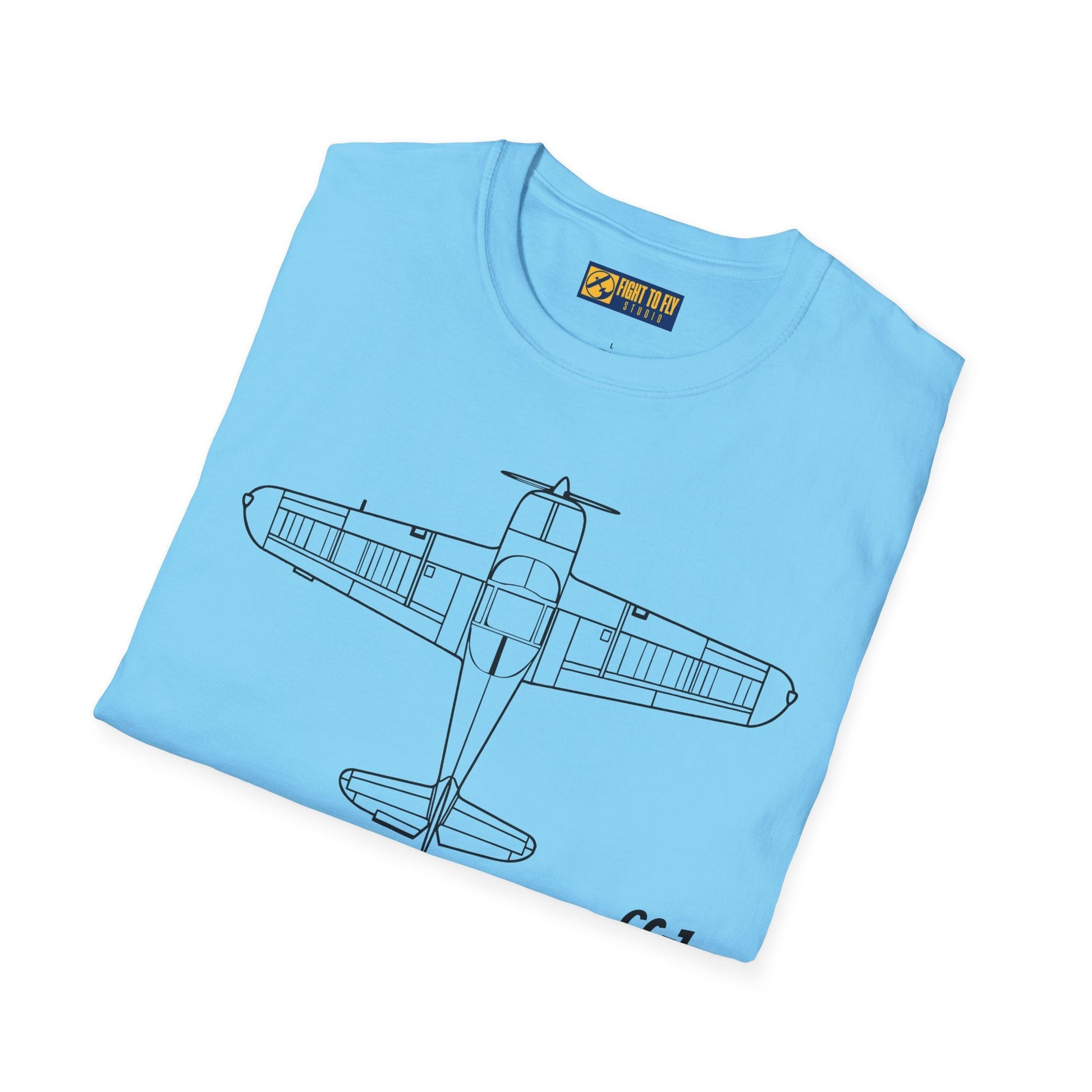 Globe Swift Top View T-Shirt – Overhead Vintage Aircraft Aviation Tee - Gifts for pilots - apparel